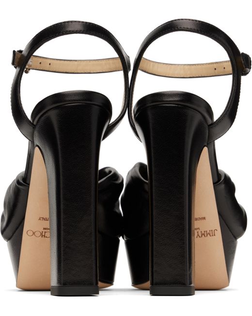 Sandales À Talon Heloise 120 Noires Jimmy Choo en coloris Black