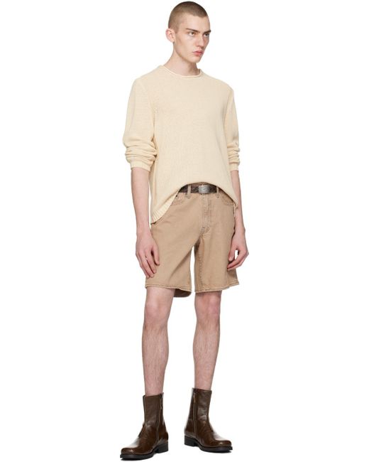Guess Natural Rolled Edge Sweater for men