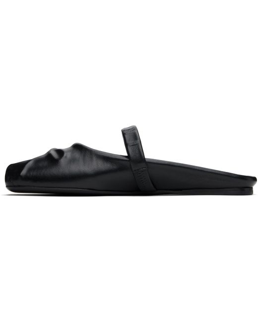 Marni ブラック Little Bow ナッパレザー ミュール Black