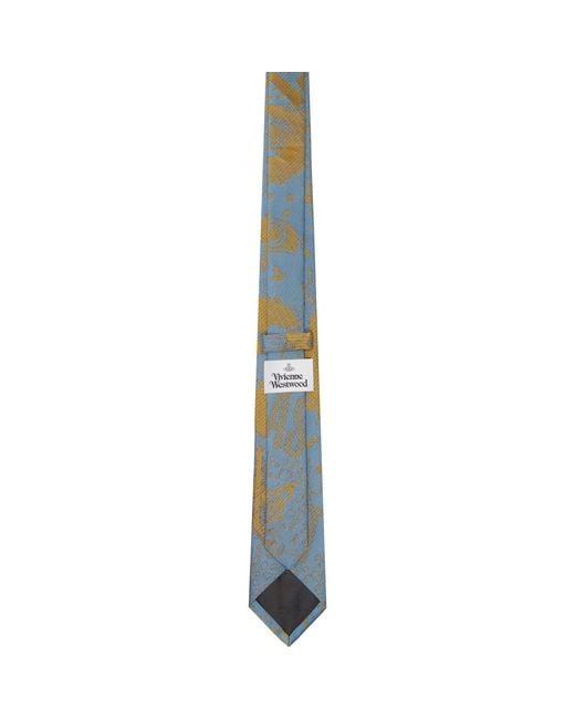 Vivienne Westwood Blue 7Cm 'Rock' Tie for men