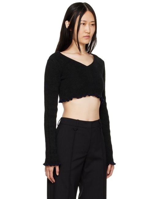 Jacquemus Black & Navy 'la Maille Santon' Sweater