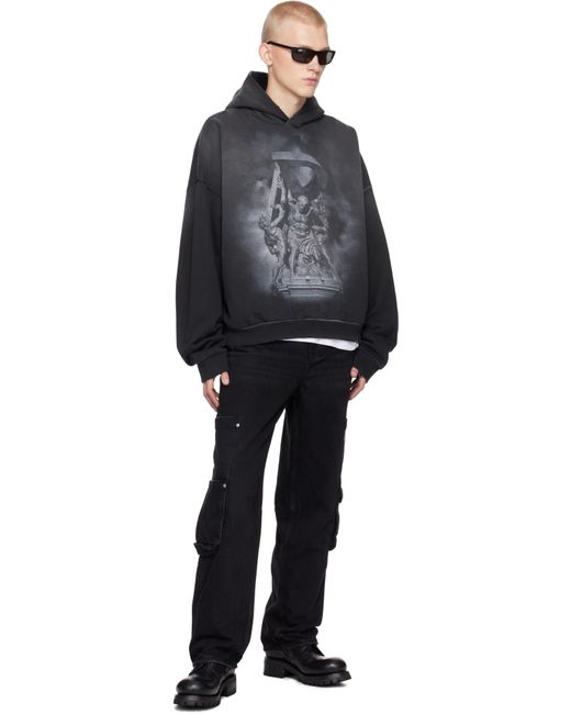 Represent Black Archangel Hoodie for men