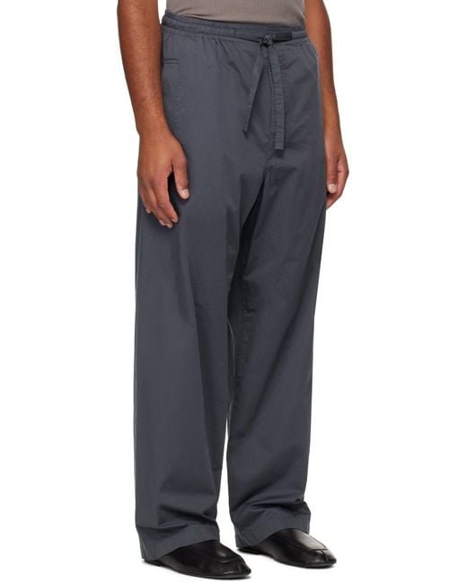 メンズ Lemaire グレー Pyjama トラウザーズ Black
