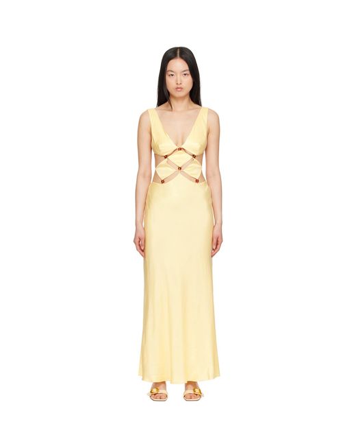 Bec & Bridge Black Agathe Diamond Maxi Dress