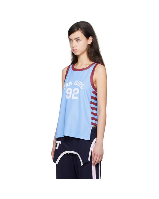 Im Sorry by Petra Collins Blue Ssense Exclusive Jennyfax Edition Striped Tank Top