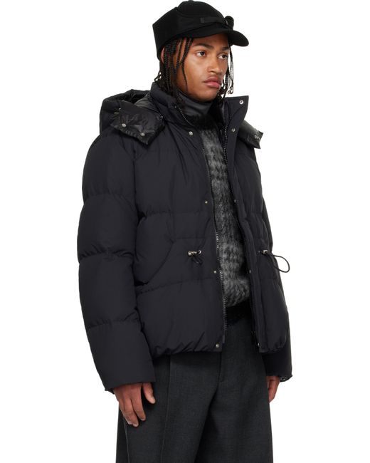 Sacai Black Ripstop Down Jacket for men