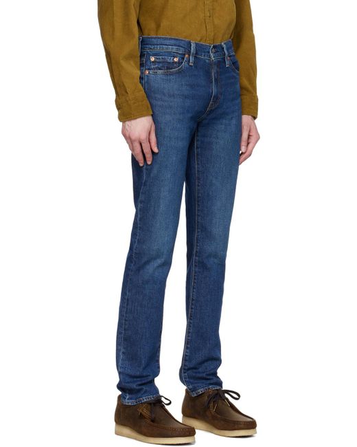 Levi's Blue Indigo 511 Slim Jeans for men