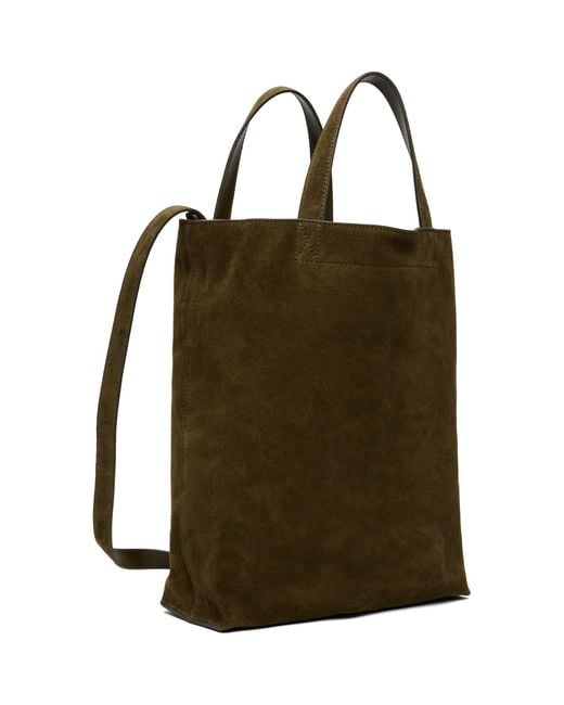 A.P.C. Green Khaki Cabas Maiko Medium Tote for men