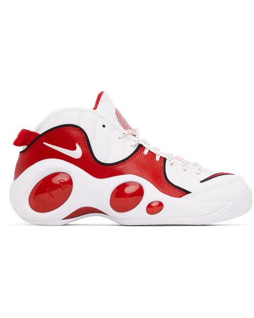 Nike Red & White Air Zoom Flight 95 Sneakers for men