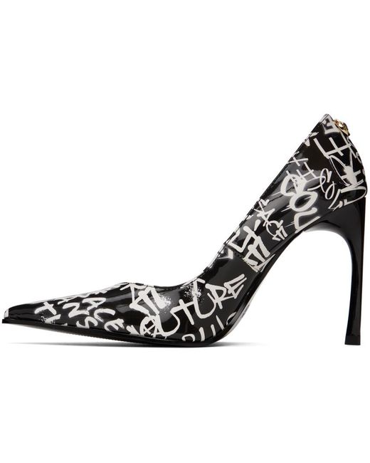 Versace Black Sadie Heels