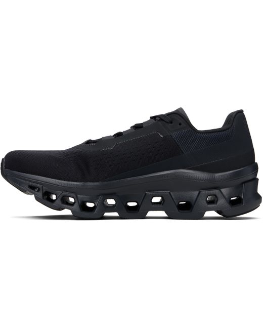 On Shoes Black Cloudmster Sneakers for men