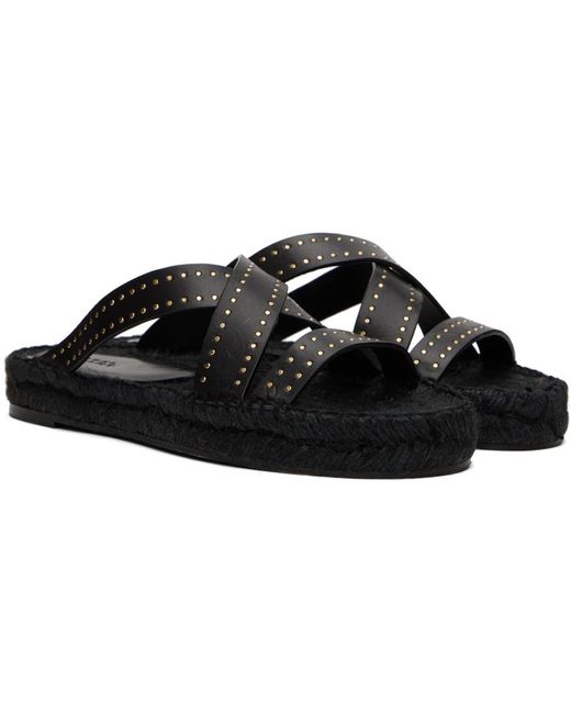 Isabel Marant Black Ika Sandals