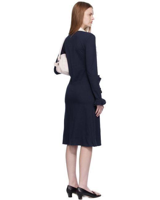Ashley Williams Black Chan Midi Dress