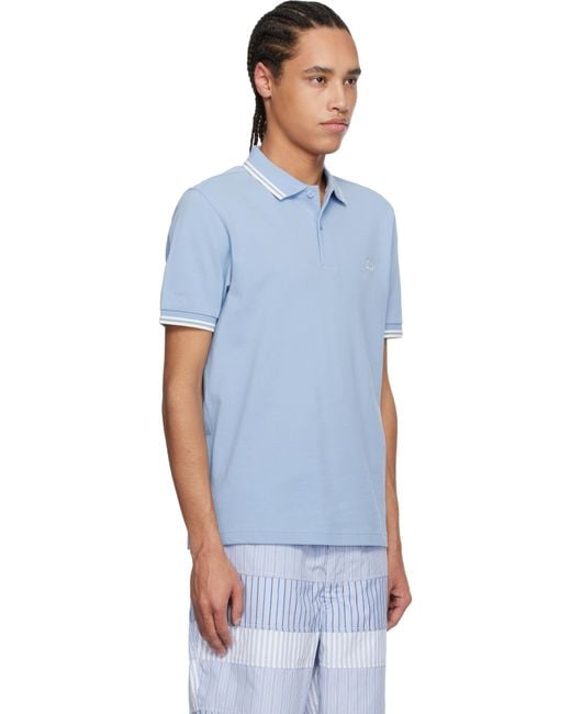 Comme des Garçons Blue Fred Perry Edition 'Strong Will' M3600 Polo for men