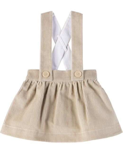 Burberry ベビー｜ベージュ コットン ロンパース セット Natural