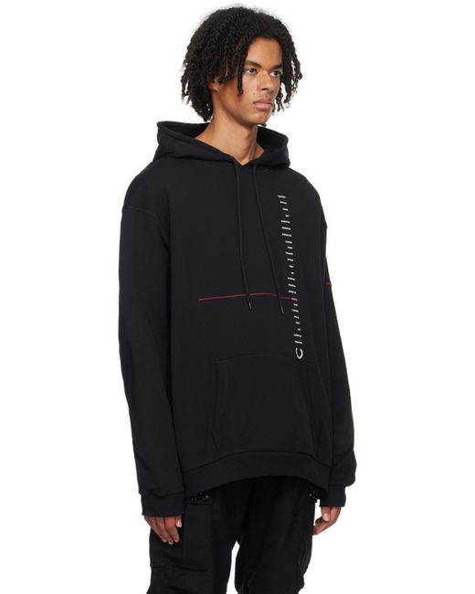 Raf Simons Black Fred Perry Edition Hoodie for men