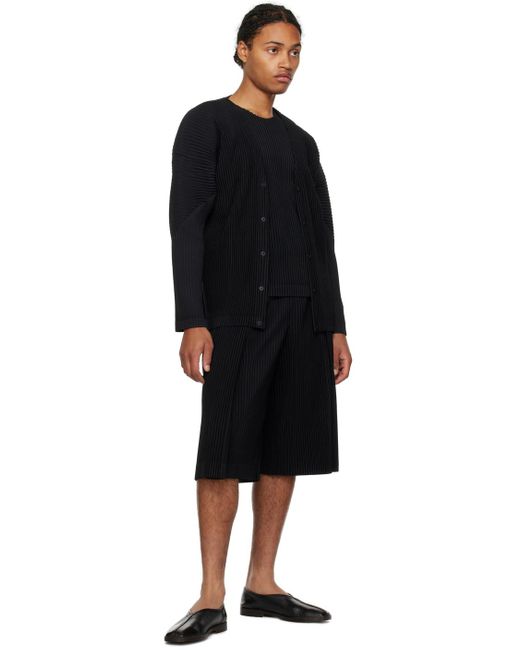 Homme Plissé Issey Miyake Homme Plissé Issey Miyake Black Tailored Pleats 2 Trousers for men