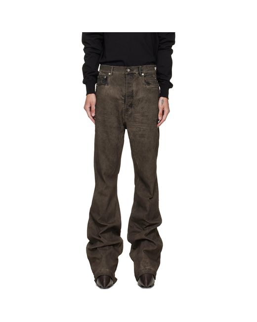 Rick Owens Black Tower Bolan Bootcut Jeans for men