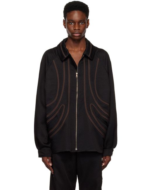 Kiko Kostadinov Black & Brown Giran Jacket for Men | Lyst Australia