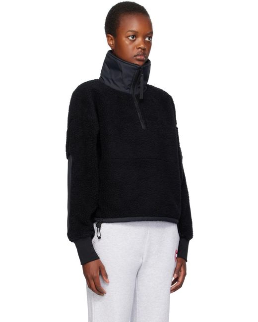 Canada Goose Black Half-zip Sweatshirt