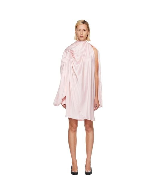 Kiko Kostadinov Pink Caspian Minidress