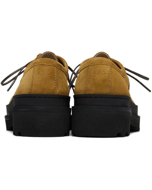 A.P.C. Black Tan Clem Derbys