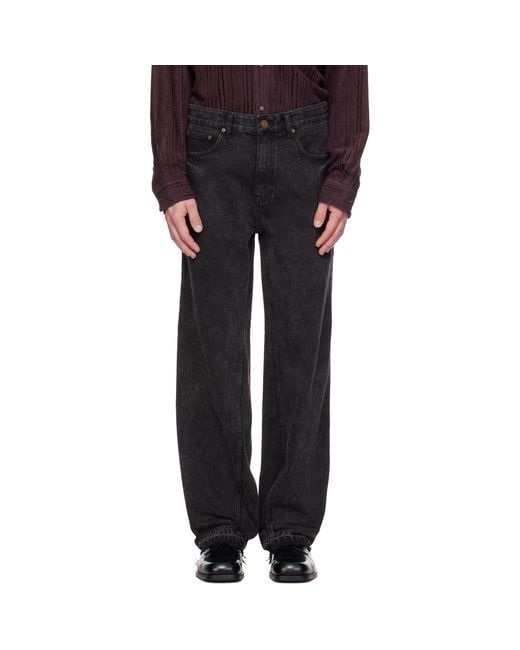 MMIC Black Bias Shift Jeans for men