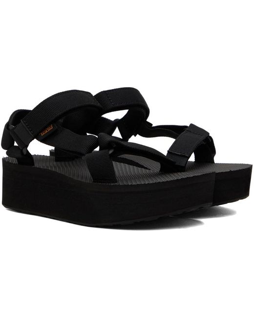 Teva Black Flatform Universal Sandals