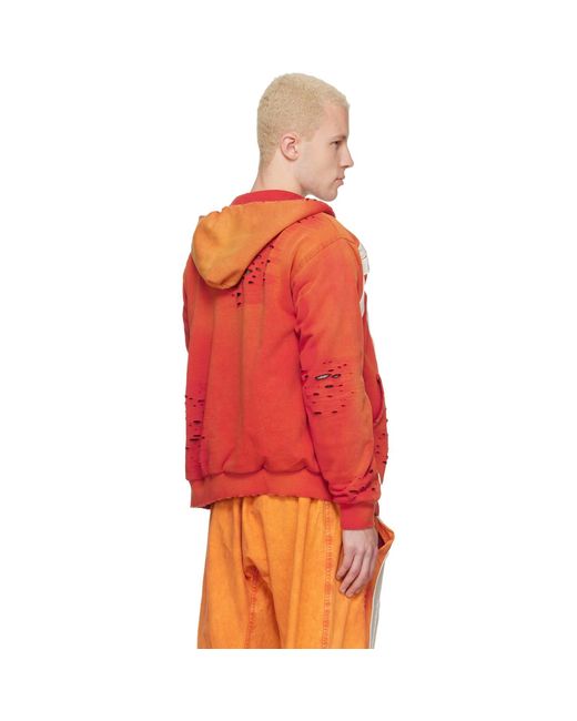 RIVINGTON roi Rebis Red Apocrypha Pious Zip Hoodie for men