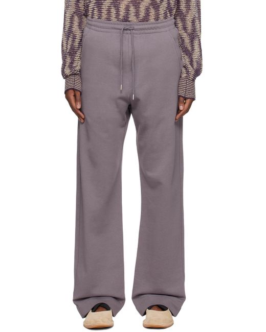 Pantalon de survêtement mauve à cordon coulissant Dries Van Noten pour homme en coloris Multicolor