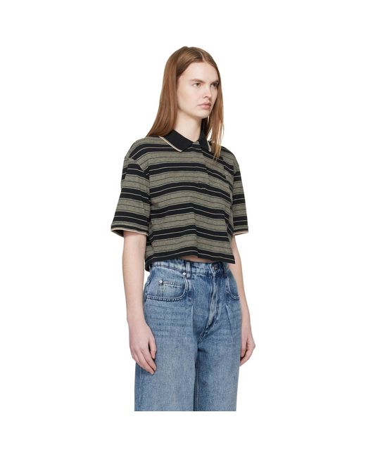 Isabel Marant Black Isalyne Polo