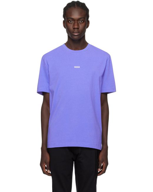 Purple hugo boss t shirt deals