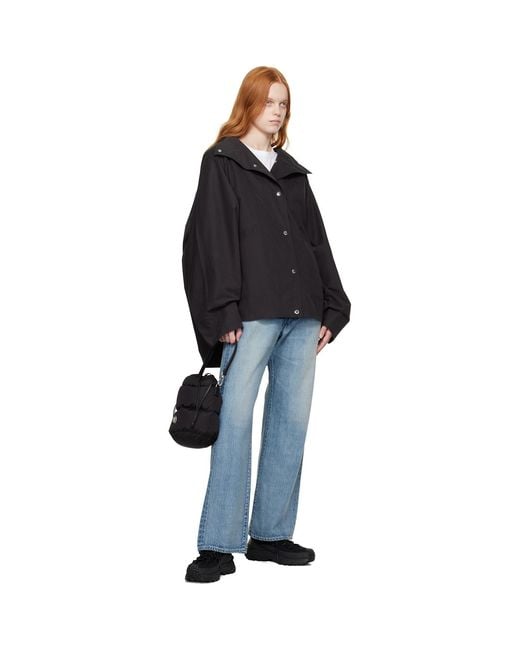 Moncler Black Caradoc Water-Repellent Bucket Bag