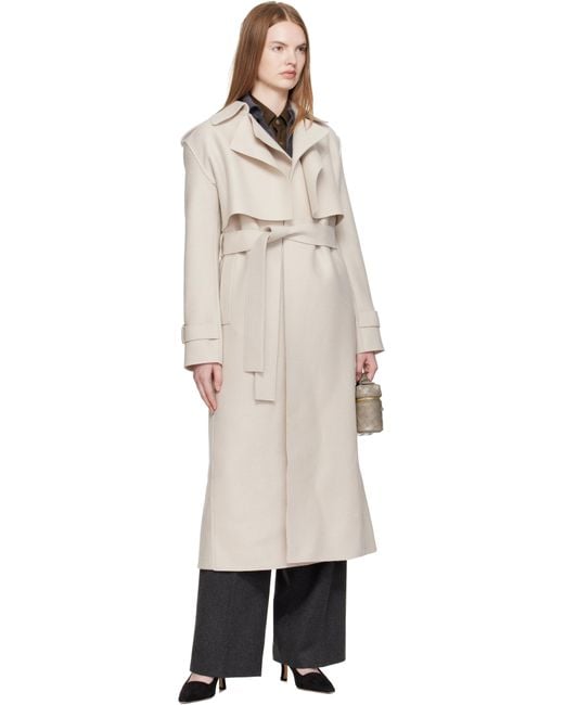 Harris Wharf London Natural Open Coat