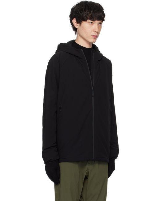 メンズ Snow Peak ブラック ブリーザブル インサレーション ジャケット Black