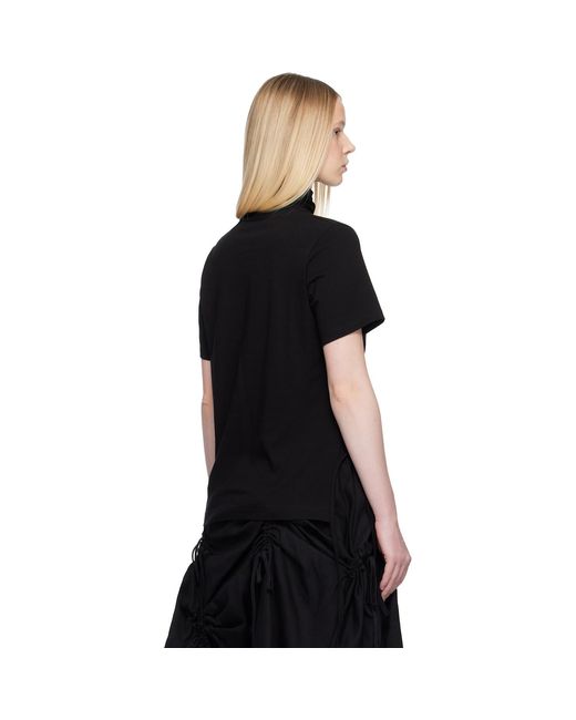 Yohji Yamamoto Black Binder Short Sleeve T-shirt