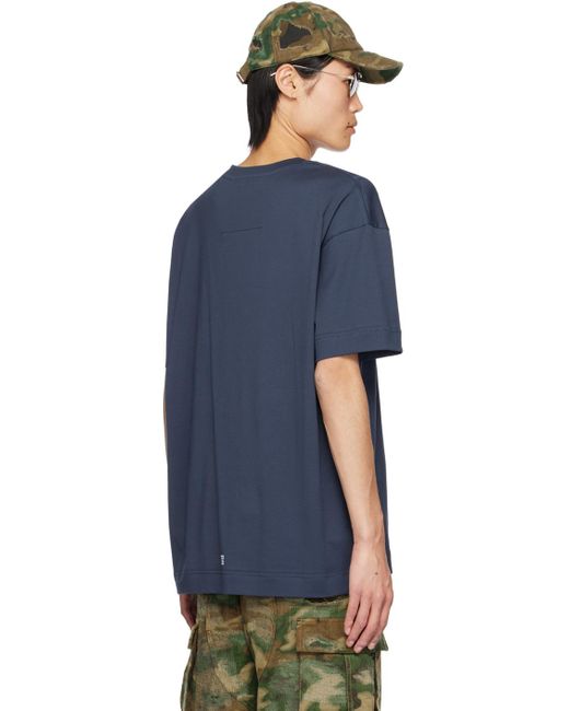Givenchy Blue Navy Pocket T-shirt for men
