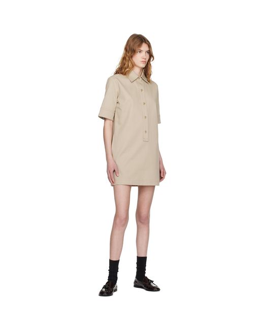 Robe Courte Poly A.P.C. en coloris Black