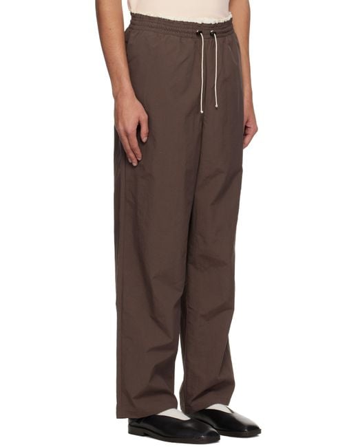 Camiel Fortgens Brown Tech Sweatpants for men