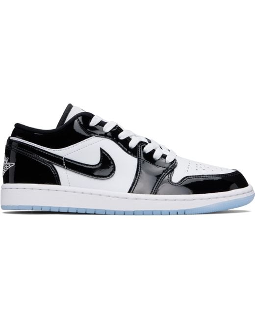 Nike Black Air Jordan 1 Low Se Sneakers for men
