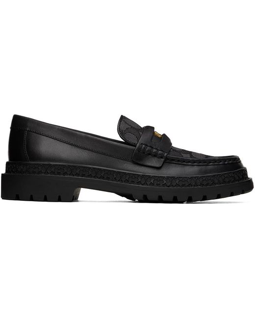 COACH Black Cooper Loafer for men