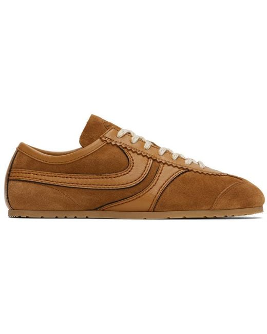 ★Dries Van Noten★ ブラウン スエード スニーカー Dries Van Noten タン スエード スニーカー ブラウン | Lyst