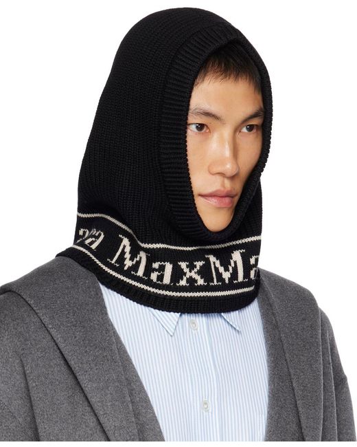 メンズ Max Mara Gong バラクラバ ブラック | Lyst