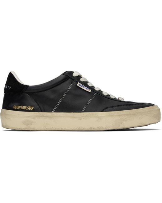 Golden Goose Deluxe Brand Black Soul Star Sneakers for men