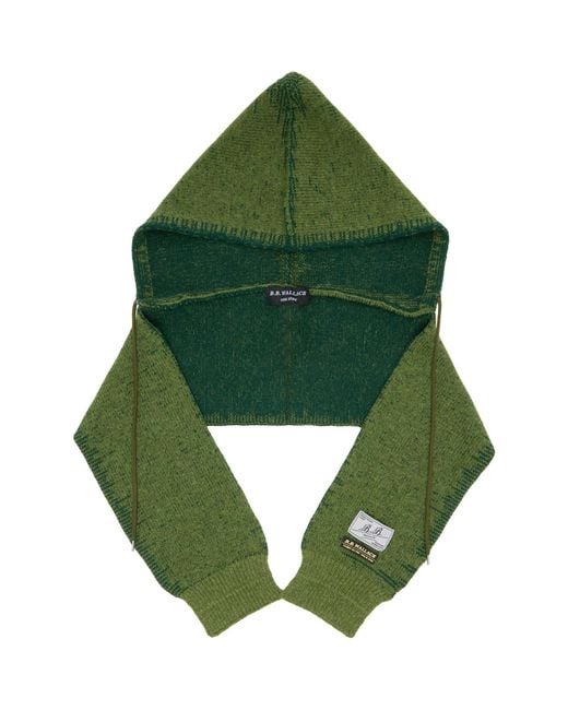 B.B. Wallace Green Blake Hood Scarf