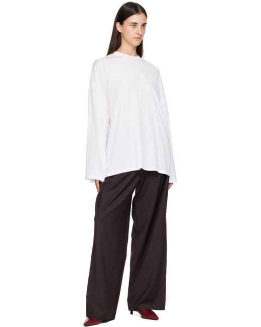 Frankie Shop Black Ripley Pleated Trousers