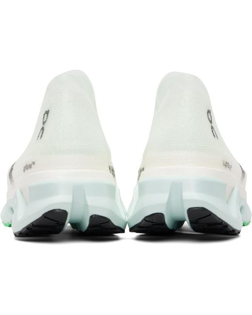 On Shoes Green Cloudmster 3 Hyper Ls Sneakers for men