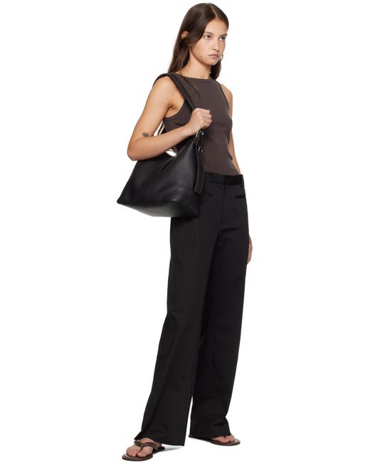 St. Agni Black Sumi Flip-Flops