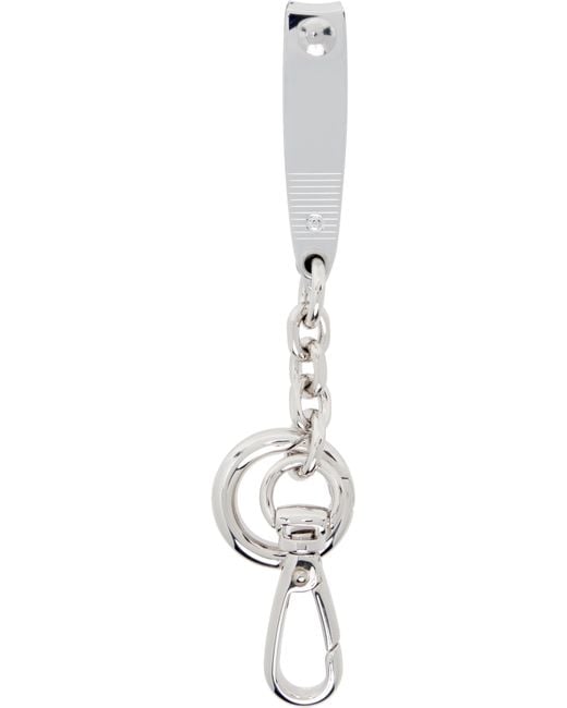 Maison Margiela Black Metal Nail Cutter Charm for men