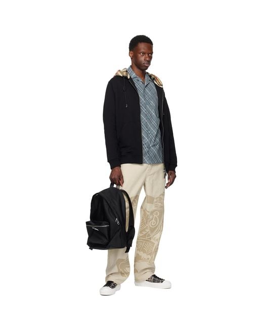 Burberry Black Nylon Backpack for men